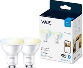 WiZ 2 spots 50W PAR16 GU10, Ampoule intelligente, Blanc, Wi-Fi, GU10, Multicolore, 2700 K