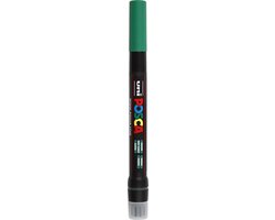 Brushverfstift posca pcf350 1-10mm donkergroen