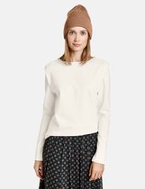 TAIFUN Dames Longsleeve met schoudervulling Canvas-48