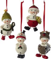 Kurt S. Adler Sneeuwpop ornamenten 8cm