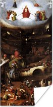 Poster The last judgement - schilderij van Jheronimus Bosch - 80x160 cm
