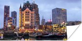 Poster Rotterdam - Skyline - Architectuur - 40x20 cm