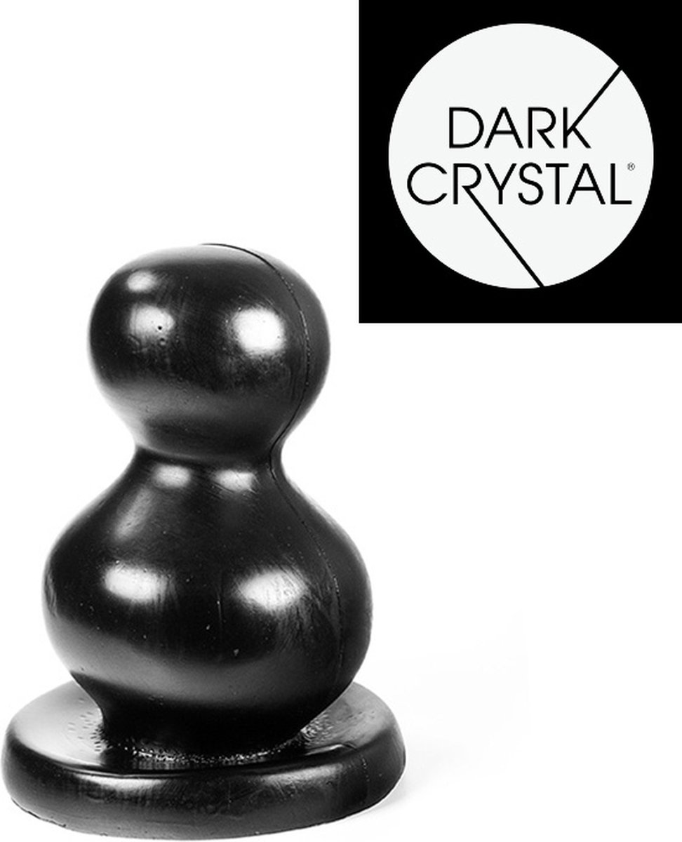 Goedkoopste Dark Crystal Bollen Buttplug 11 x 20 cm - zwart