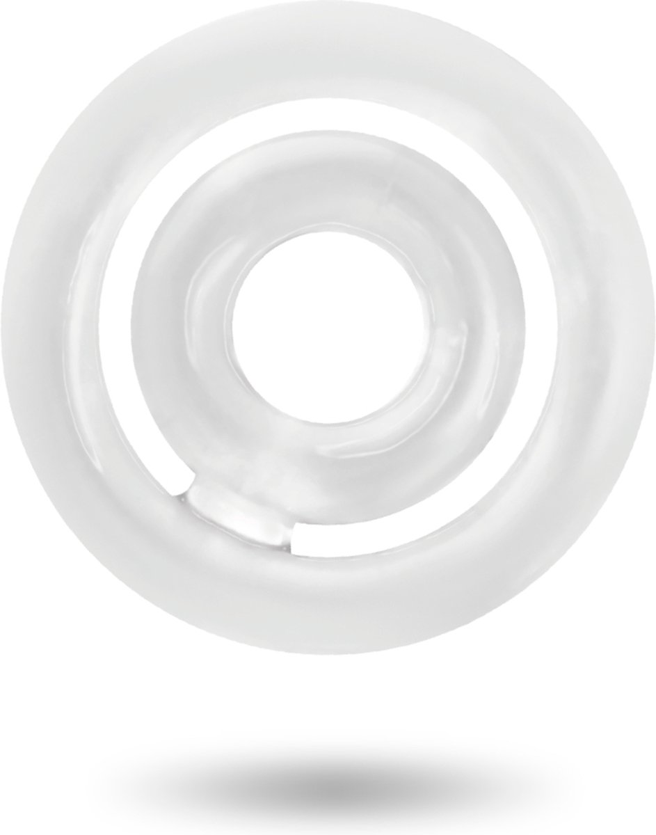 Goedkoopste Addicted Toys Potenz-c - Cockring - Transparant - 42mm En 20mm