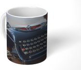 Mok - Typemachine - Retro - Zwart - 350 ML - Beker