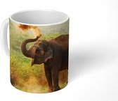 Mok - Koffiemok - Schoonmakende olifant - Mokken - 350 ML - Beker - Koffiemokken - Theemok