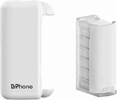 DrPhone PI1 - PrintPods - Inkjet Printer - Draagbaar - Wifi/bluethooth - Geschikt voor Android/IOS - Wit