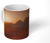 Mok - De planeet Mars met zonlicht - 350 ML - Beker