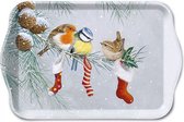 Ambiente Tray Melamine Christmas Socks 13x21cm