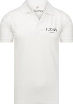 Icons - Heren Polo SS Originals Polo - Wit - Maat XXL