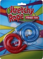 Toys Amsterdam Fidget-stretchveter 28 Cm Rood/blauw 2 Stuks