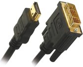 APM HDMI / DVI-D kabel - Male / Male - Zwart - 1.8m
