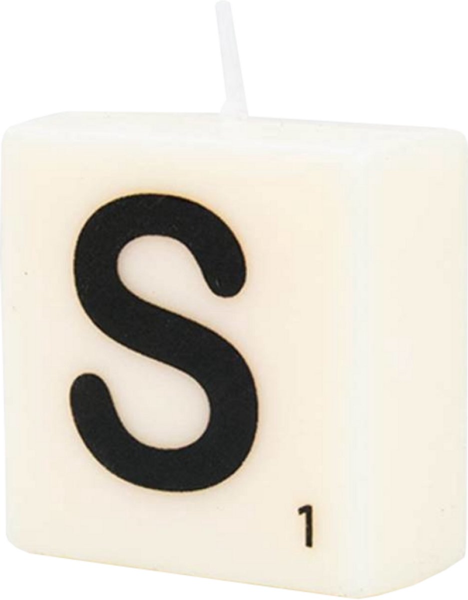 Letter Kaarsje - S