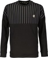 Bellaire jongens sweater met strepen aan de bovenkant Jet Black