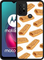 Motorola Moto G10 Hardcase hoesje Frikandelbroodjes - Designed by Cazy
