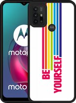 Motorola Moto G10 Hardcase hoesje Be Yourself - Designed by Cazy