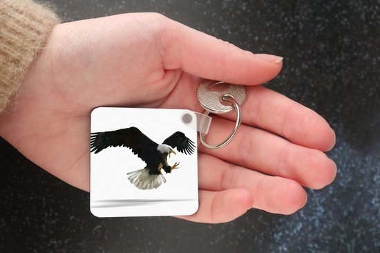 Porte-clés - Aigle - Vogel - Wit - Plastique