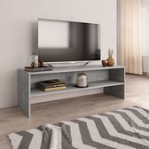 Tv-meubel 120x40x40 cm spaanplaat betongrijs