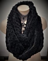 La Maison Boudoir - Infinity Scarf with hidden pocket - Zwart