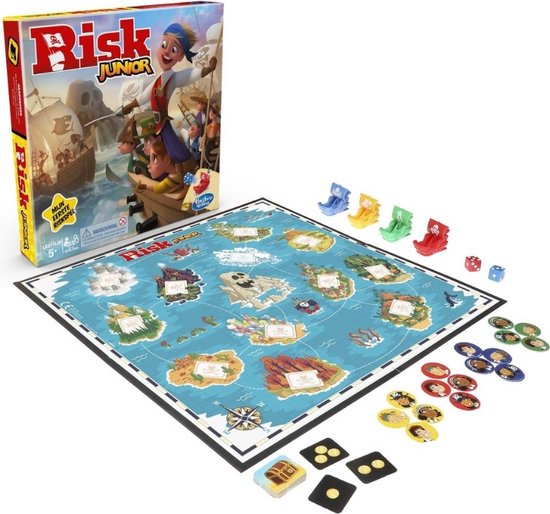 Thumbnail van een extra afbeelding van het spel Spellenbundel - 2 Stuks - Stratego & Risk Junior