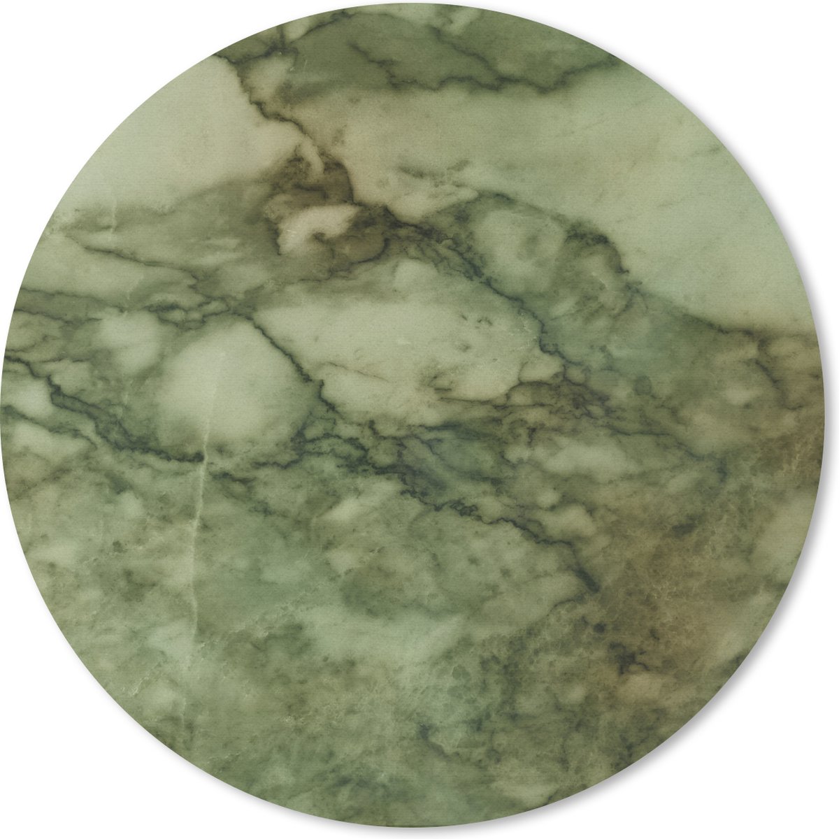 Muismat rond 20x20 cm - Mousepad Marmer - Stenen - Kalk - Ronde muismatten