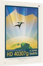 HD40307g Super Earth (Visions of the Future), NASA/JPL - Foto op Dibond - 60 x 80 cm