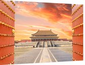 Keizerlijk Paleis Gugong van de Verboden Stad in Beijing - Foto op Dibond - 60 x 40 cm