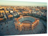 Las Ventas arena voor stierengevechten in Madrid - Foto op Dibond - 90 x 60 cm