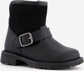 Groot leren jongens boots - Zwart - Maat 28 - Echt leer - Uitneembare zool