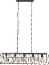 DePauwWonen - 5L Spiraal cilinder Hanglamp - E27 Fitting - Charcoal - Hanglampen Eetkamer, Woonkamer, Industrieel, Plafondlamp, Slaapkamer, Designlamp voor Binnen