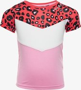 TwoDay meisjes T-shirt met luipaardprint - Roze - Maat 92
