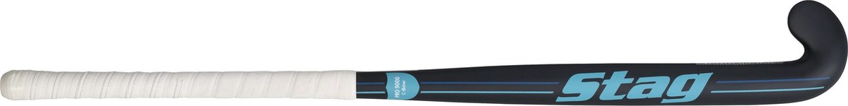 Stag Pro 9000 Hockeystick - C-Bow - 90% Carbon - Senior - Zwart/Blauw - 37,5 Inch