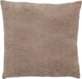 Sierkussens - cushion square fayola cotton brown - brown - 45x45x10