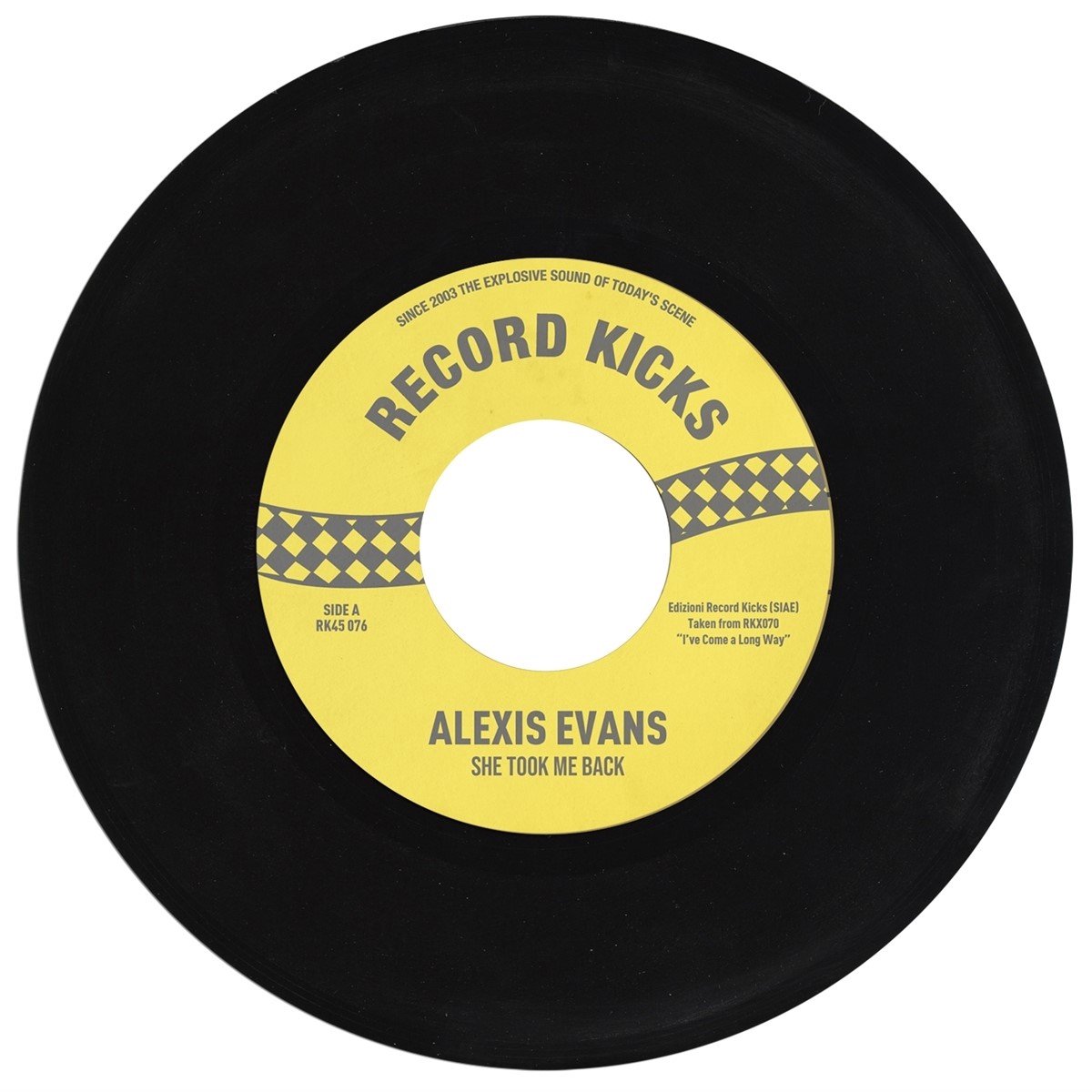 Alexis Evans - She Took Me Back/It's All Over Now (7" Single)