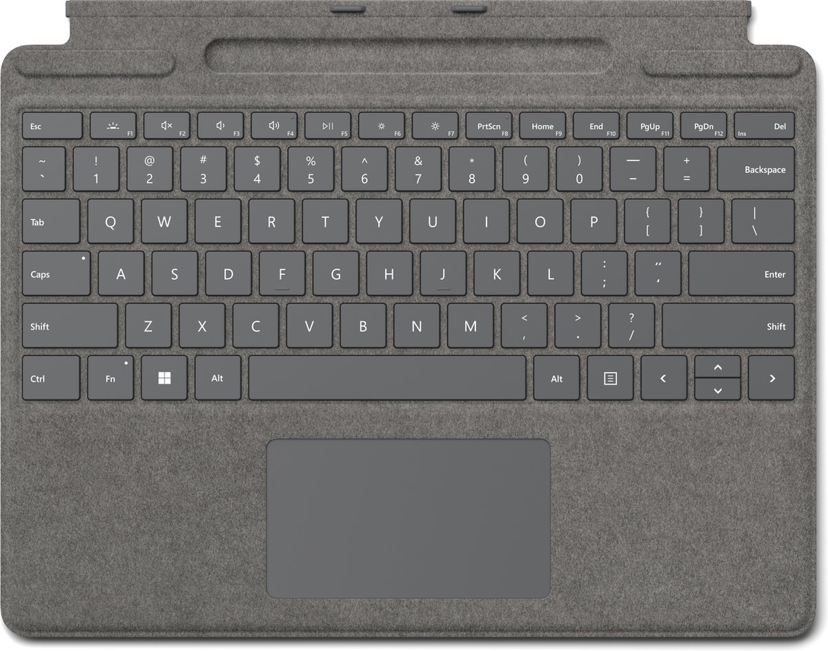 Microsoft Surface Pro Signature Keyboard Platina Microsoft Cover port QWERTY Engels