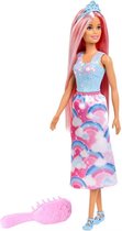 Barbie Dreamtopia Pop met Borstel en Kroon