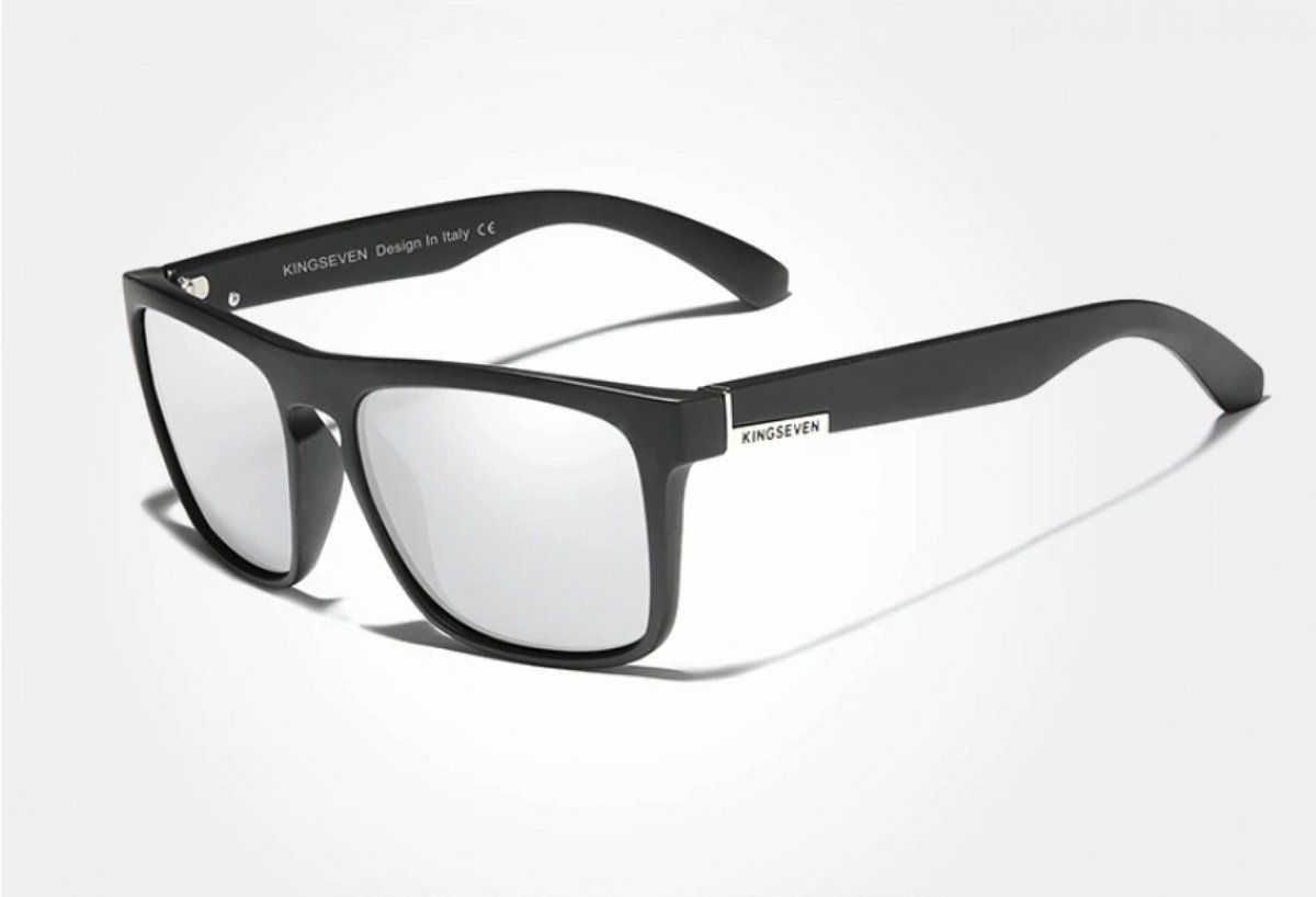 Kingseven zonnebril - UV400 - Gepolariseerd - Zwart - Greystar - Z751