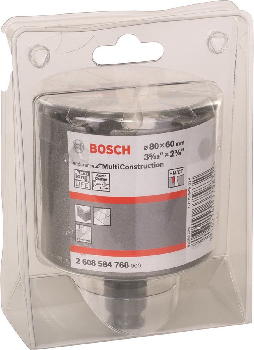 Bosch - Gatzaag Multi Construction 80 mm, 4