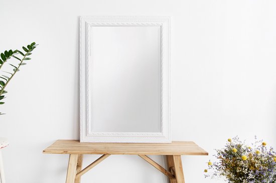 Barok Spiegel 77x137 cm Wit - Dakota