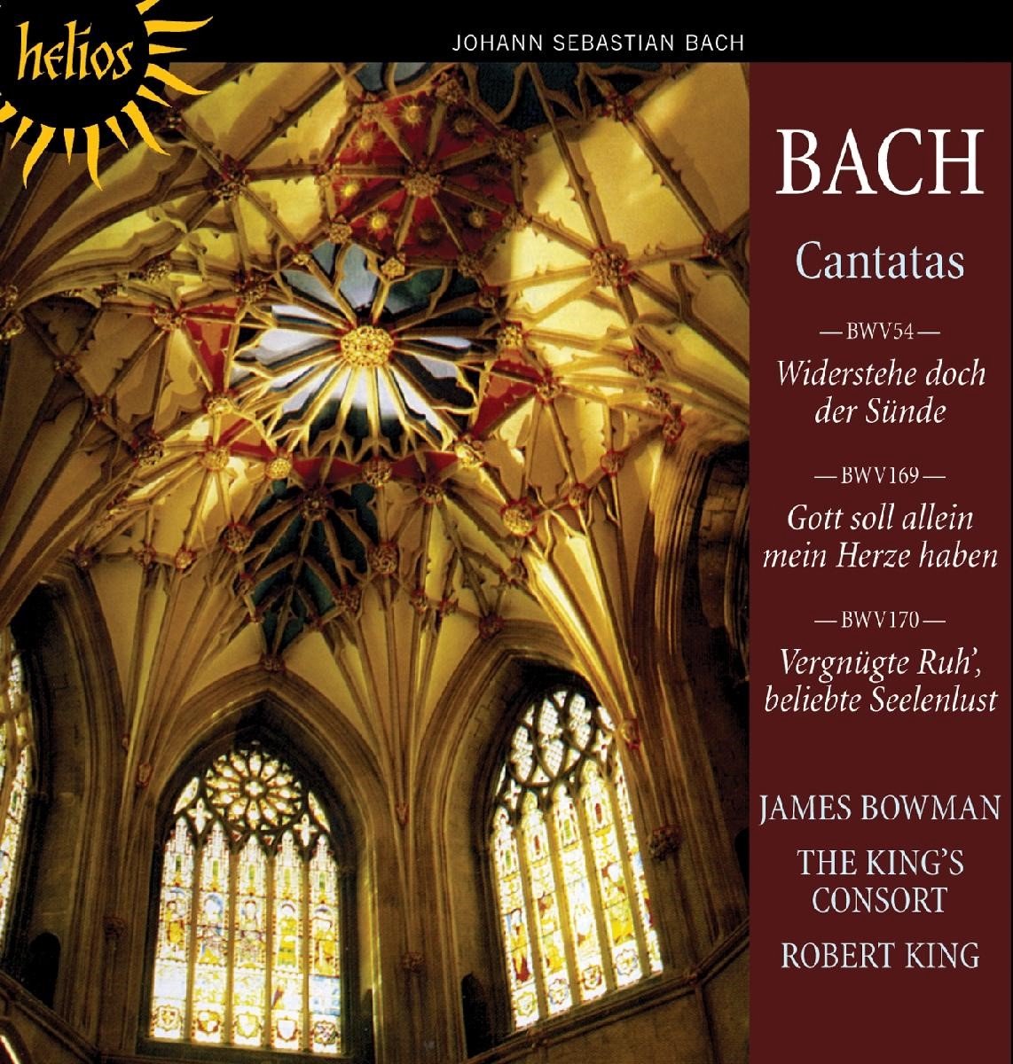 James Bowman, The King's Consort, Robert King - J.S. Bach: Kantaten 54, 169 & 170 (CD)