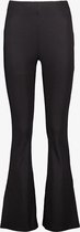 TwoDay flared rib broek met split - Zwart - Maat S