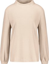 GERRY WEBER Dames Shirt met lange ballonmouwen Camel Melange-38