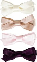 Baby haarspeldjes met strikje - vintage | Baby