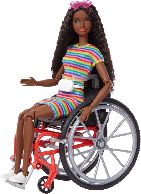 Barbie Fashionista - Barbie in een Rolstoel - Speelfiguur | bol.com