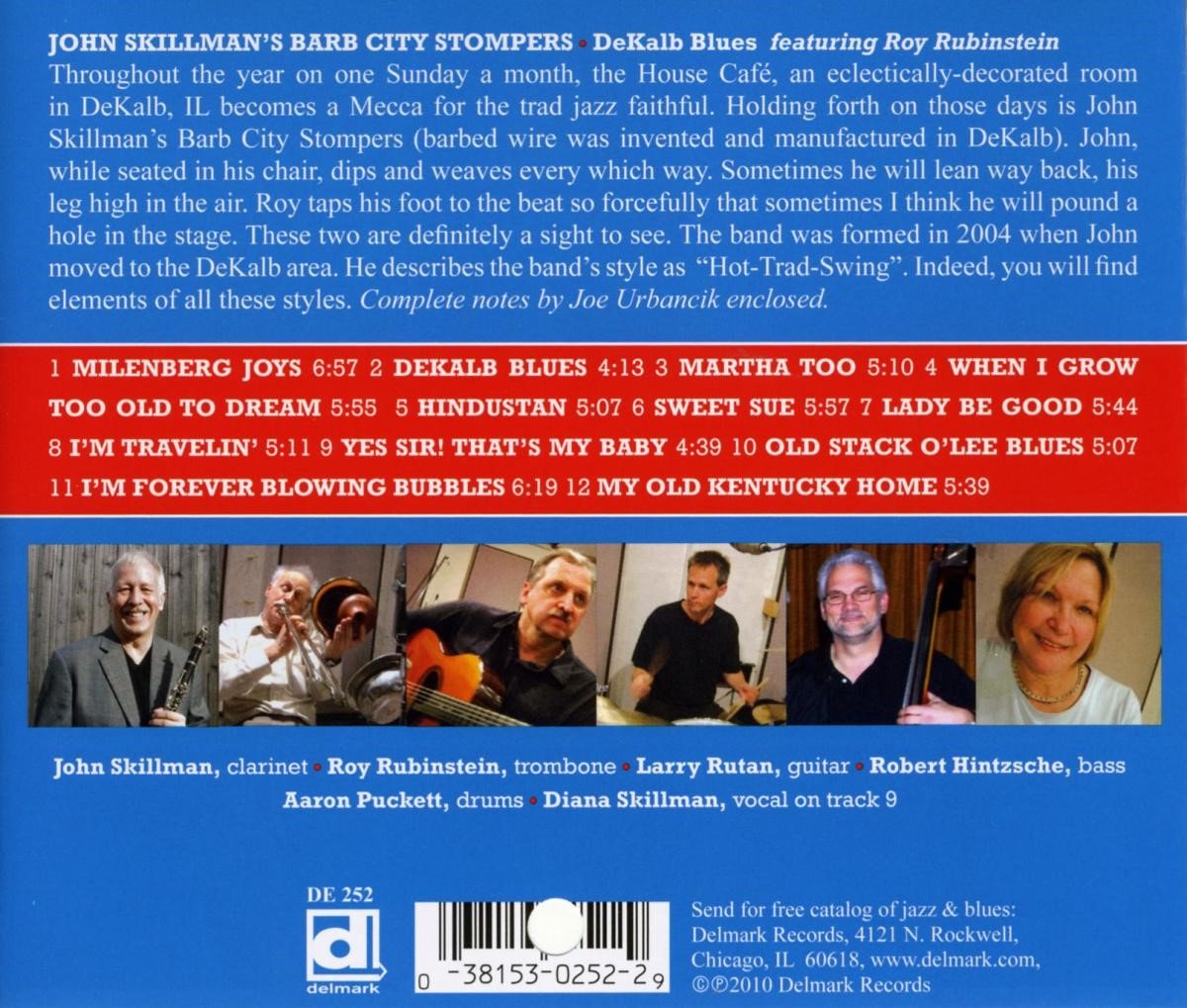 John Skillman's Barb City Stompers De Kalb Blues (CD), John Skillman