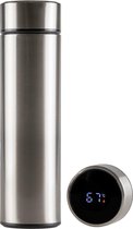 Sareva Thermosfles Met Temperatuurdisplay Zilver 500 ml