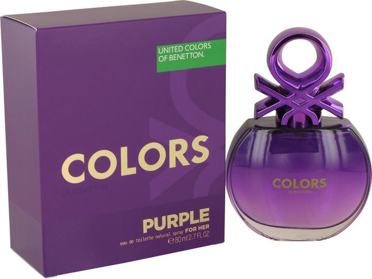 Benetton United Colors Of Purple Eau De Toilette Spray 80 ml for Women