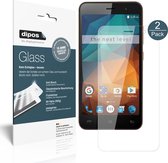 dipos I 2x Pantserfolie helder compatibel met Xolo Era 2X Beschermfolie 9H screen-protector