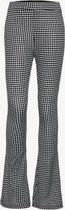 TwoDay meisjes flared broek pied de poule - Zwart - Maat 158/164