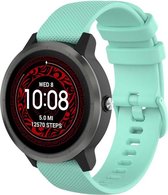 Shop4 - Bandje voor Garmin Forerunner 55 - Siliconen Mint Groen